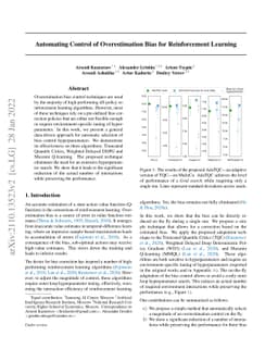 Automating Control of Overestimation Bias for Reinforcement Learning
