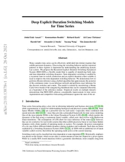 Deep Explicit Duration Switching Models for Time Series