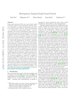 Heterogeneous Temporal Graph Neural Network