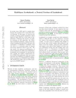 Multilayer Lookahead: a Nested Version of Lookahead