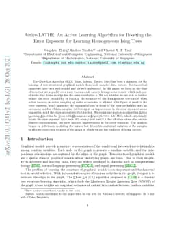 Active-LATHE: An Active Learning Algorithm for Boosting the Error
  Exponent for Learning Homogeneous Ising Trees