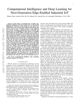 Computational Intelligence and Deep Learning for Next-Generation
  Edge-Enabled Industrial IoT