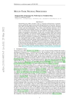 Multi-Task Neural Processes