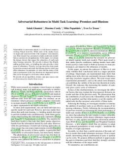 Adversarial Robustness in Multi-Task Learning: Promises and Illusions