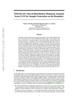 OMASGAN: Out-of-Distribution Minimum Anomaly Score GAN for Sample
  Generation on the Boundary