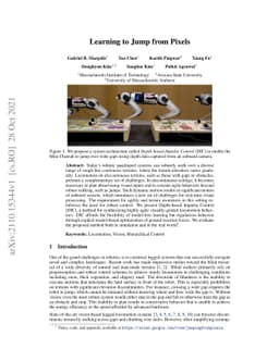 Learning to Jump from Pixels