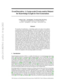 EventNarrative: A large-scale Event-centric Dataset for Knowledge
  Graph-to-Text Generation