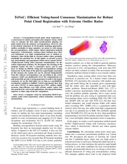TriVoC: Efficient Voting-based Consensus Maximization for Robust Point
  Cloud Registration with Extreme Outlier Ratios