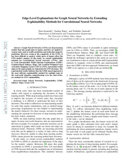 Edge-Level Explanations for Graph Neural Networks by Extending
  Explainability Methods for Convolutional Neural Networks
