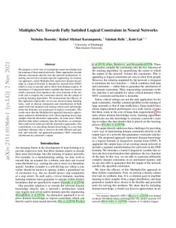 MultiplexNet: Towards Fully Satisfied Logical Constraints in Neural
  Networks