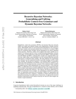 Recursive Bayesian Networks: Generalising and Unifying Probabilistic
  Context-Free Grammars and Dynamic Bayesian Networks