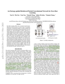 An Entropy-guided Reinforced Partial Convolutional Network for Zero-Shot
  Learning