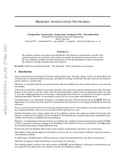 Memory Association Networks