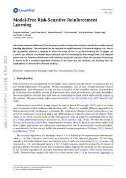 Model-Free Risk-Sensitive Reinforcement Learning