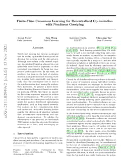 Finite-Time Consensus Learning for Decentralized Optimization with
  Nonlinear Gossiping