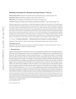 Modeling Techniques for Machine Learning Fairness: A Survey