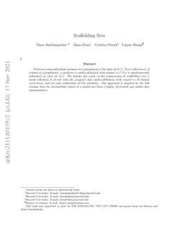 Scaffolding Sets
