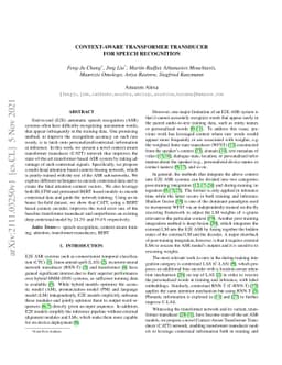Context-Aware Transformer Transducer for Speech Recognition