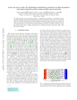 Learn one size to infer all: Exploiting translational symmetries in
  delay-dynamical and spatio-temporal systems using scalable neural networks