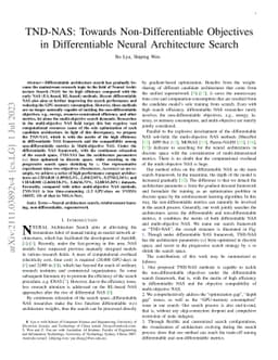 TND-NAS: Towards Non-differentiable Objectives in Progressive
  Differentiable NAS Framework