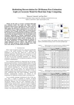 Rethinking Deconvolution for 2D Human Pose Estimation Light yet Accurate
  Model for Real-time Edge Computing