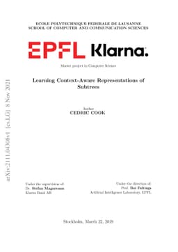 Learning Context-Aware Representations of Subtrees