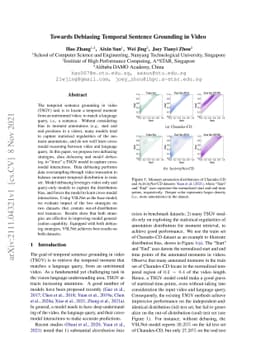 Towards Debiasing Temporal Sentence Grounding in Video