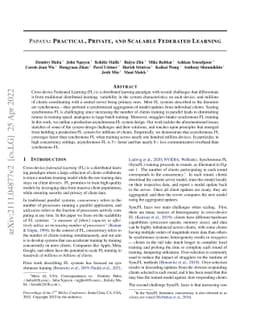 Papaya: Practical, Private, and Scalable Federated Learning