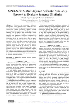 MNet-Sim: A Multi-layered Semantic Similarity Network to Evaluate
  Sentence Similarity