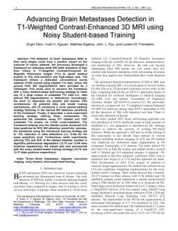 Advancing Brain Metastases Detection in T1-Weighted Contrast-Enhanced 3D
  MRI using Noisy Student-based Training
