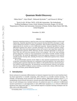 Quantum Model-Discovery