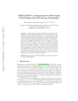 DPLL(MAPF): an Integration of Multi-Agent Path Finding and SAT Solving
  Technologies