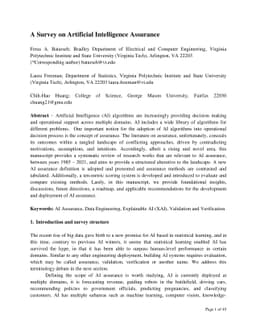 A Survey on AI Assurance
