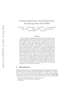 Learning Equilibria in Mean-Field Games: Introducing Mean-Field PSRO