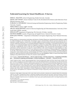 Federated Learning for Smart Healthcare: A Survey