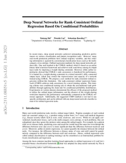 Deep Neural Networks for Rank-Consistent Ordinal Regression Based On
  Conditional Probabilities