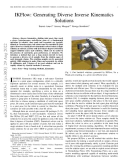 IKFlow: Generating Diverse Inverse Kinematics Solutions