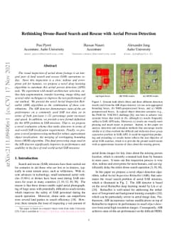 Rethinking Drone-Based Search and Rescue with Aerial Person Detection