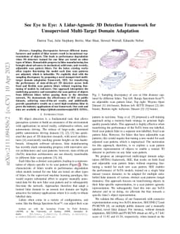 See Eye to Eye: A Lidar-Agnostic 3D Detection Framework for Unsupervised
  Multi-Target Domain Adaptation