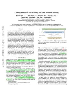 Linking-Enhanced Pre-Training for Table Semantic Parsing