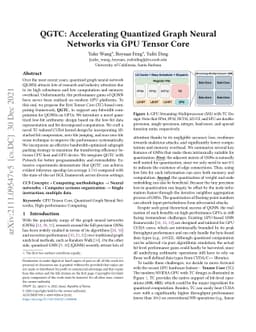 QGTC: Accelerating Quantized Graph Neural Networks via GPU Tensor Core