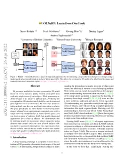 LOLNeRF: Learn from One Look