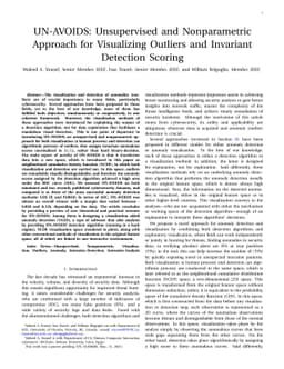 UN-AVOIDS: Unsupervised and Nonparametric Approach for Visualizing
  Outliers and Invariant Detection Scoring