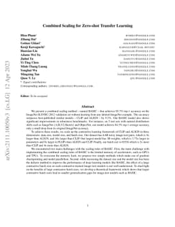 Combined Scaling for Zero-shot Transfer Learning