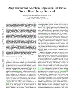Deep Reinforced Attention Regression for Partial Sketch Based Image
  Retrieval