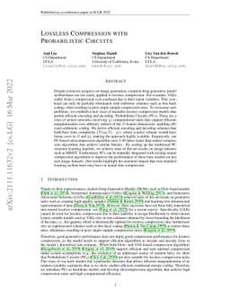 Lossless Compression with Probabilistic Circuits