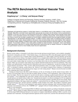 The RETA Benchmark for Retinal Vascular Tree Analysis
