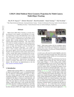 LMGP: Lifted Multicut Meets Geometry Projections for Multi-Camera
  Multi-Object Tracking