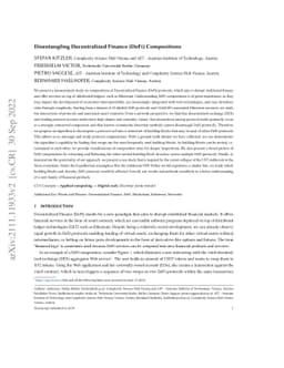 Disentangling Decentralized Finance (DeFi) Compositions