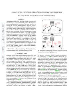 Forget-SVGD: Particle-Based Bayesian Federated Unlearning